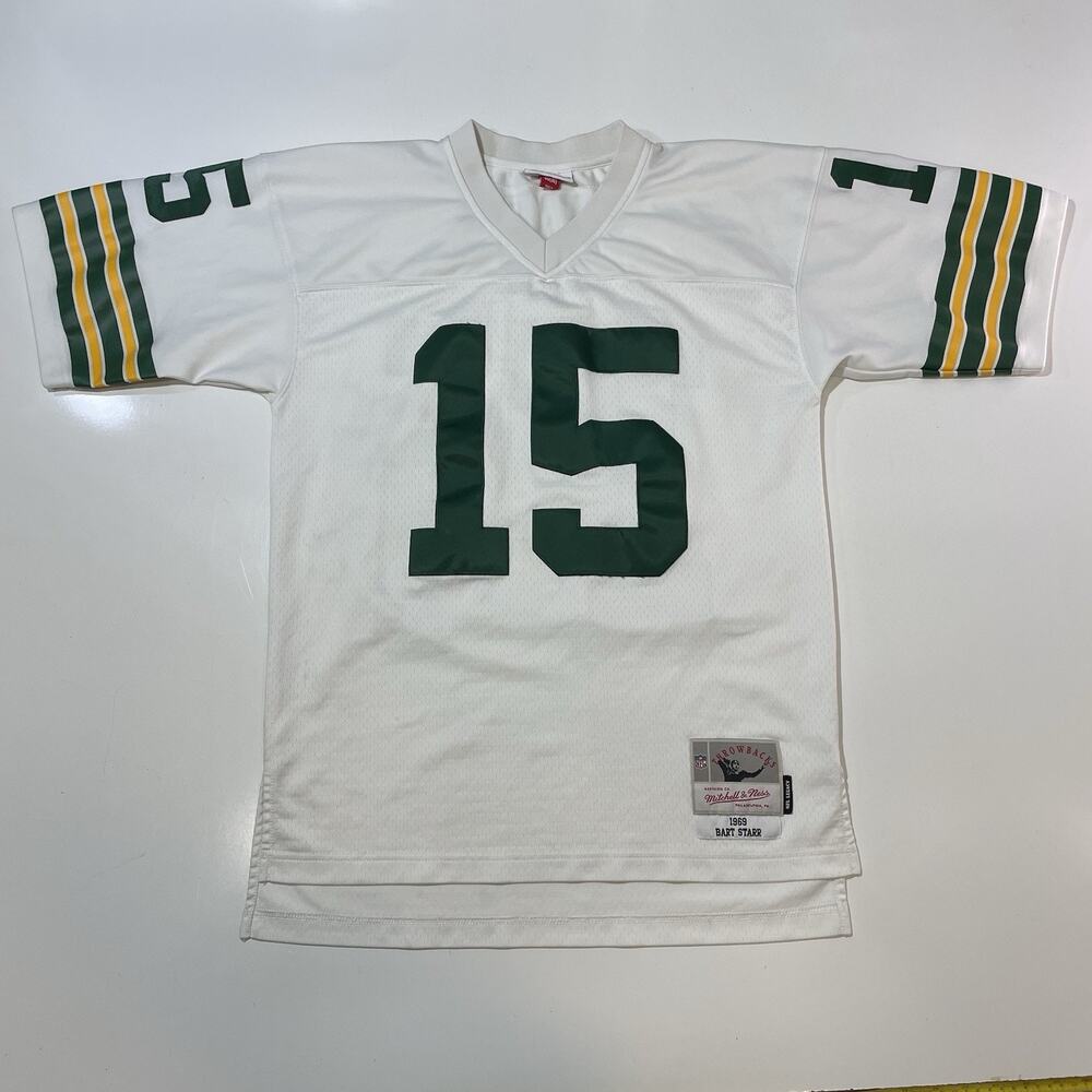 Bart Starr Mitchell And Ness Throwback NFL Packer… - image 1